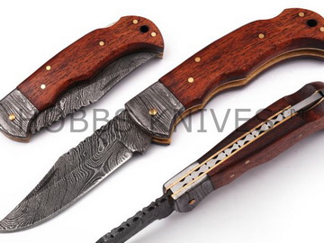 DAMASCUS POCKET KNIFE