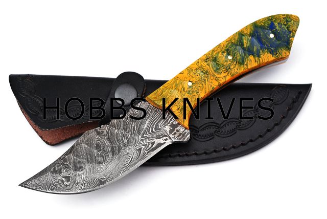 DAMASCUS HUNTING KNIFE