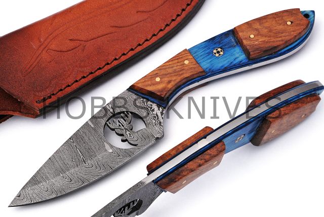 Damascus SKINNER KNIFE