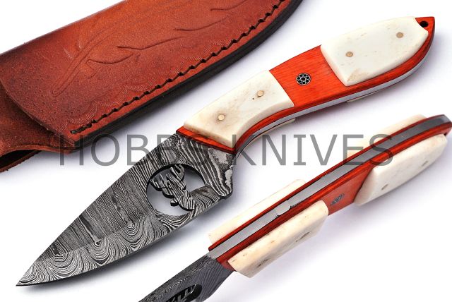 Damascus SKINNER KNIFE