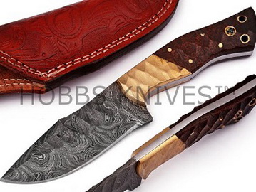 DAMASCUS HUNTING KNIFE