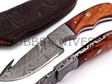 DAMASCUS HUNTING KNIFE