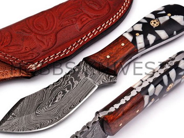 DAMASCUS HUNTING KNIFE