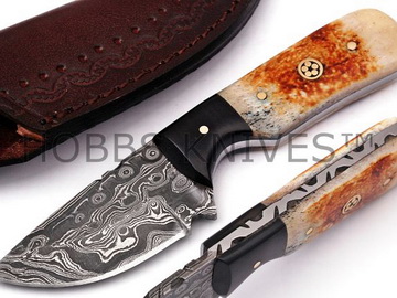 DAMASCUS HUNTING KNIFE